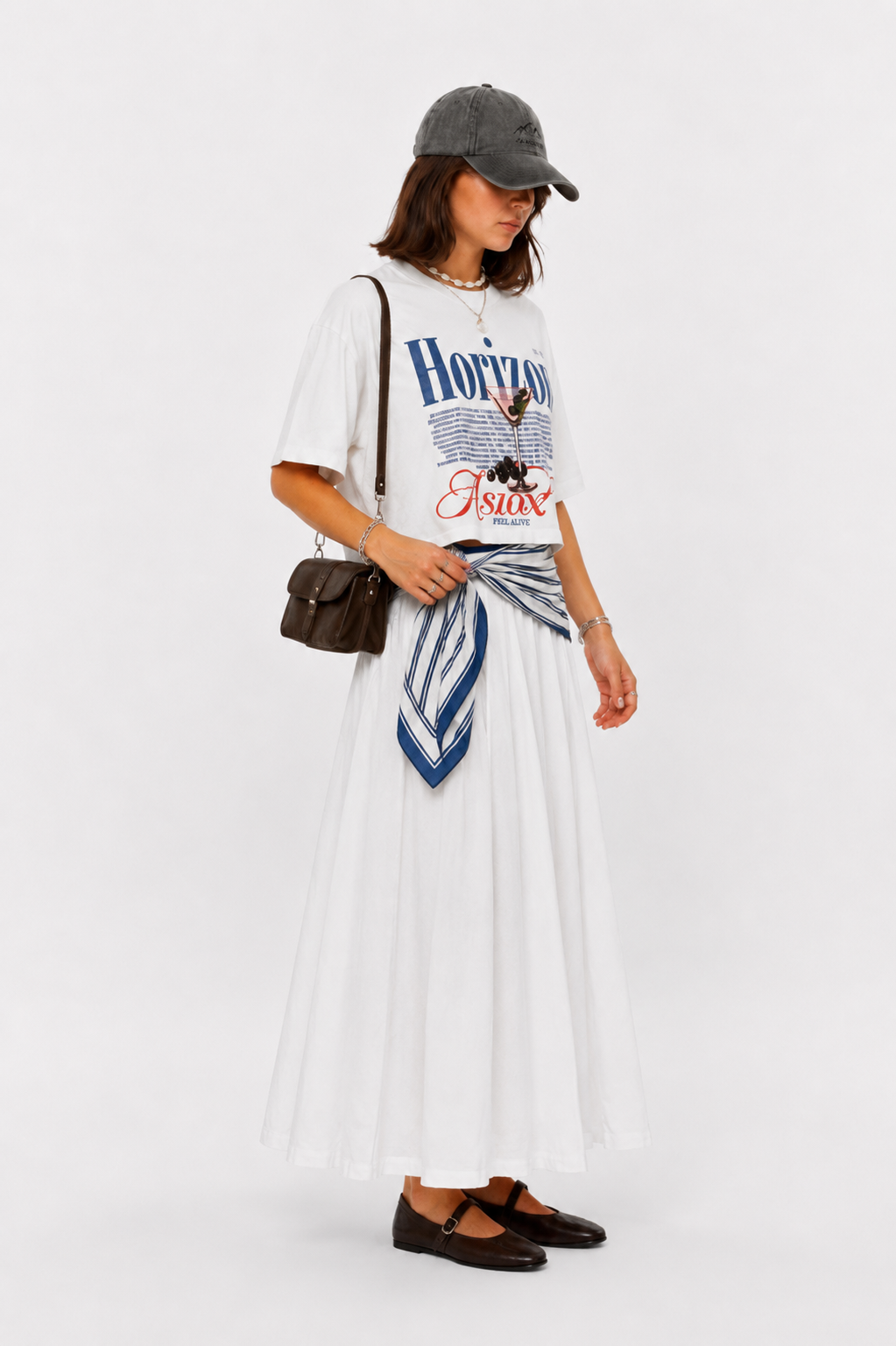 ASIOX CAMISETA CROP LUZ