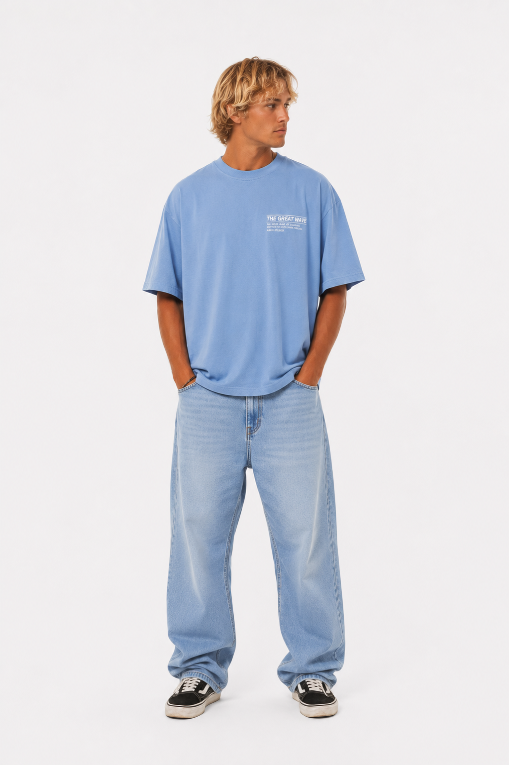 Asiox camisetas sky blue