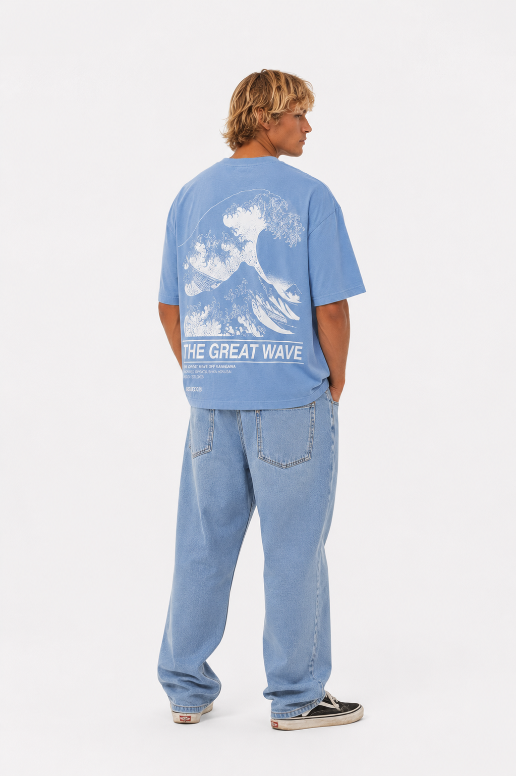 Asiox camisetas sky blue