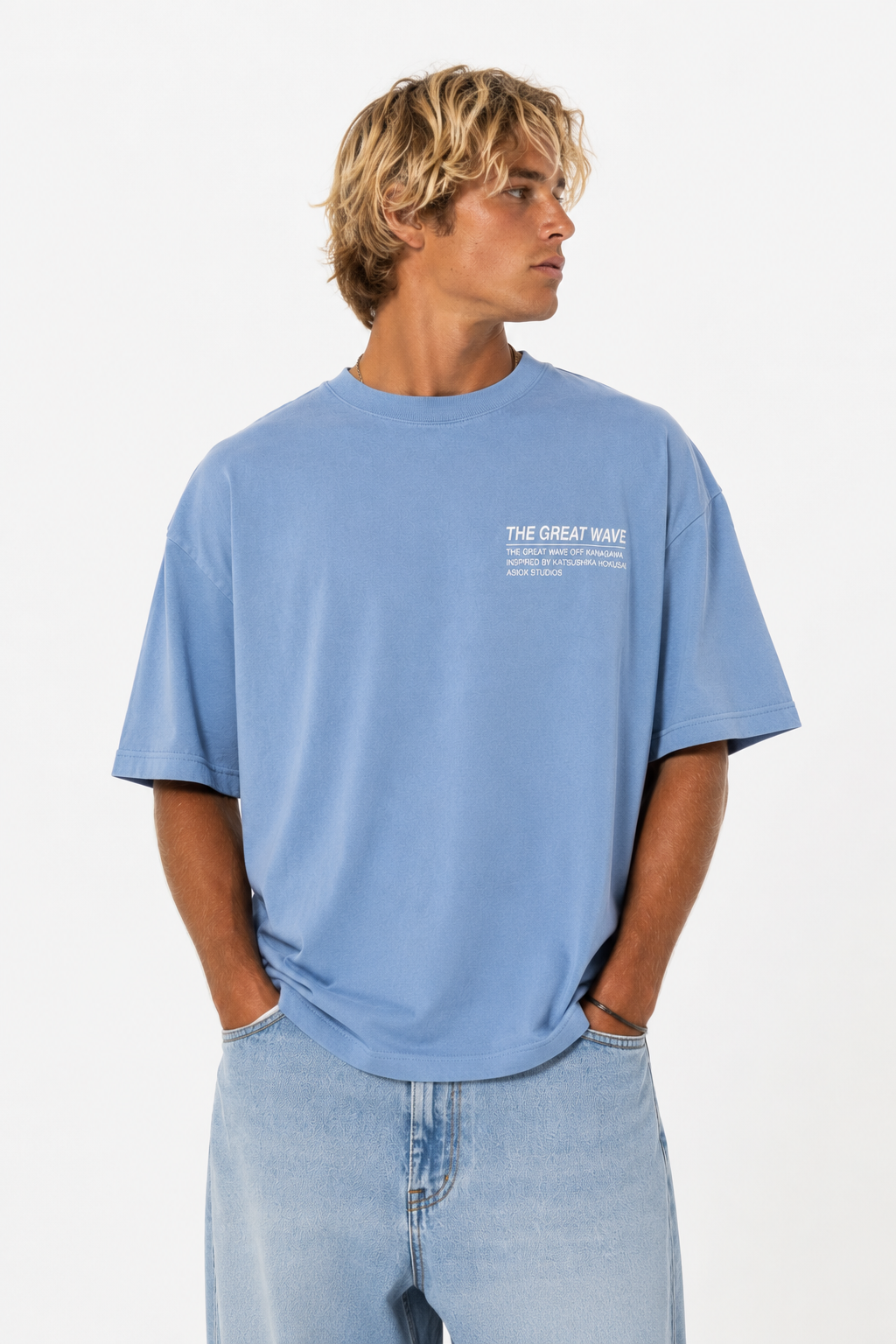 Asiox camisetas sky blue