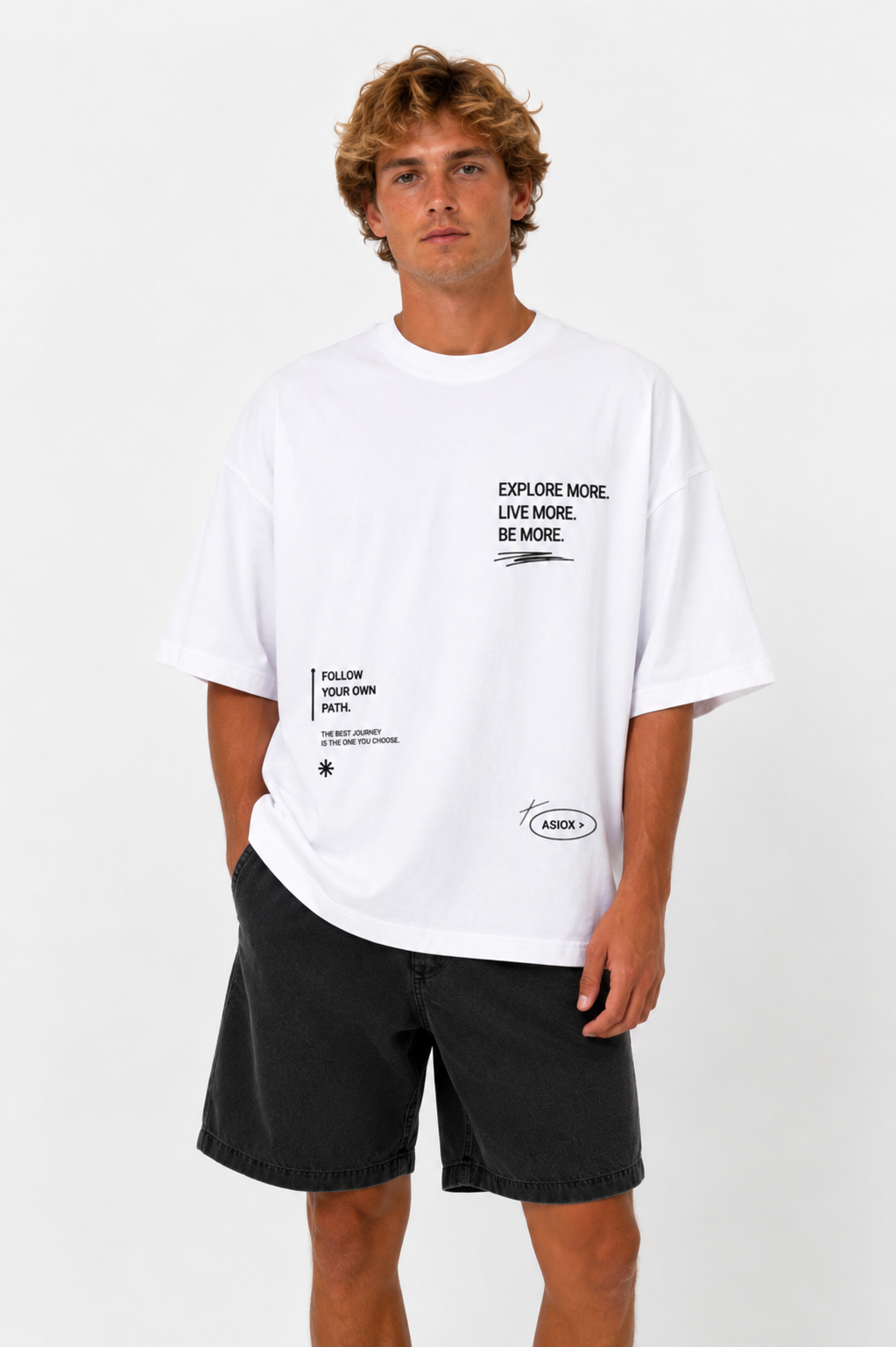 Camiseta oversize alpine