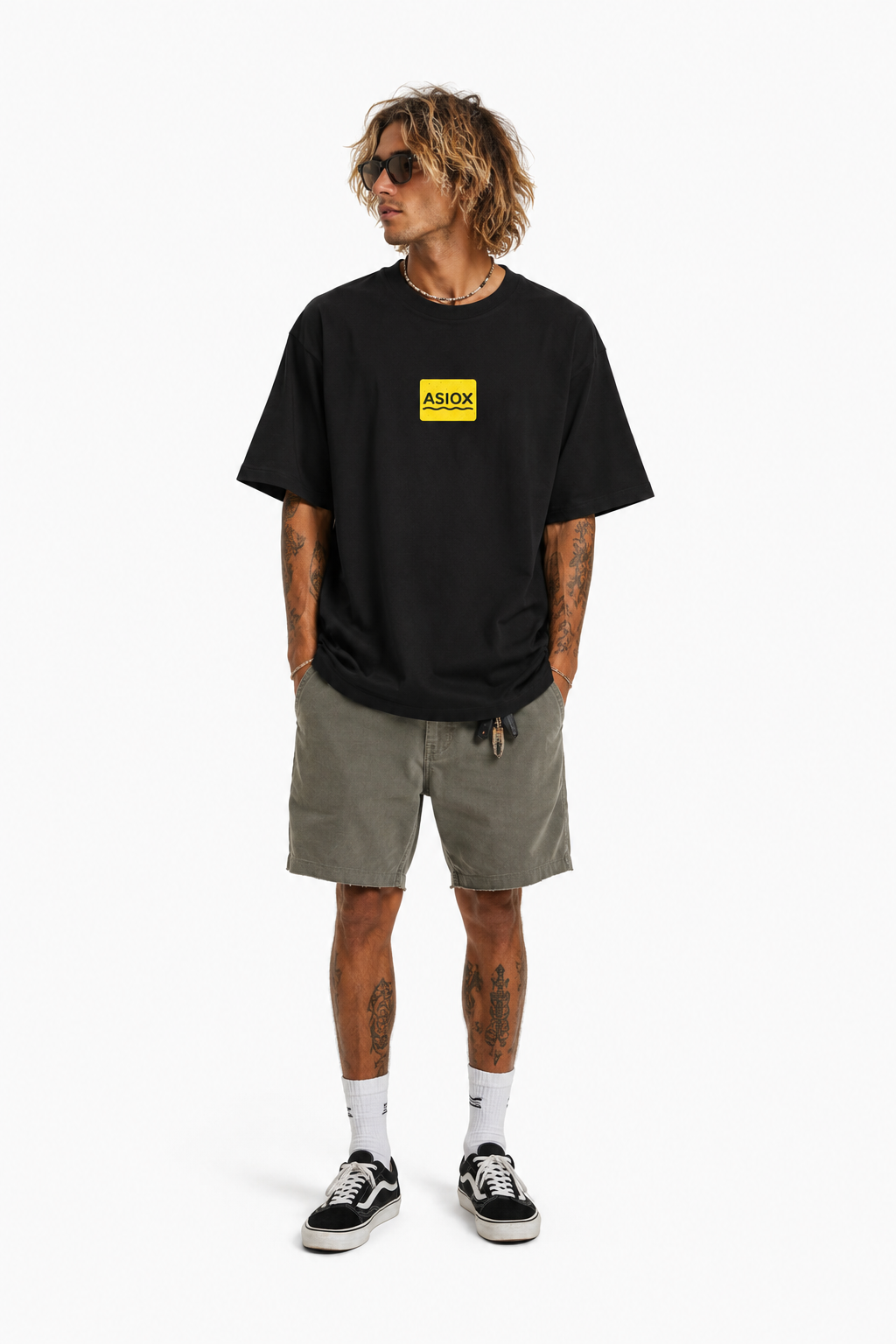 Camiseta  Asiox Art black