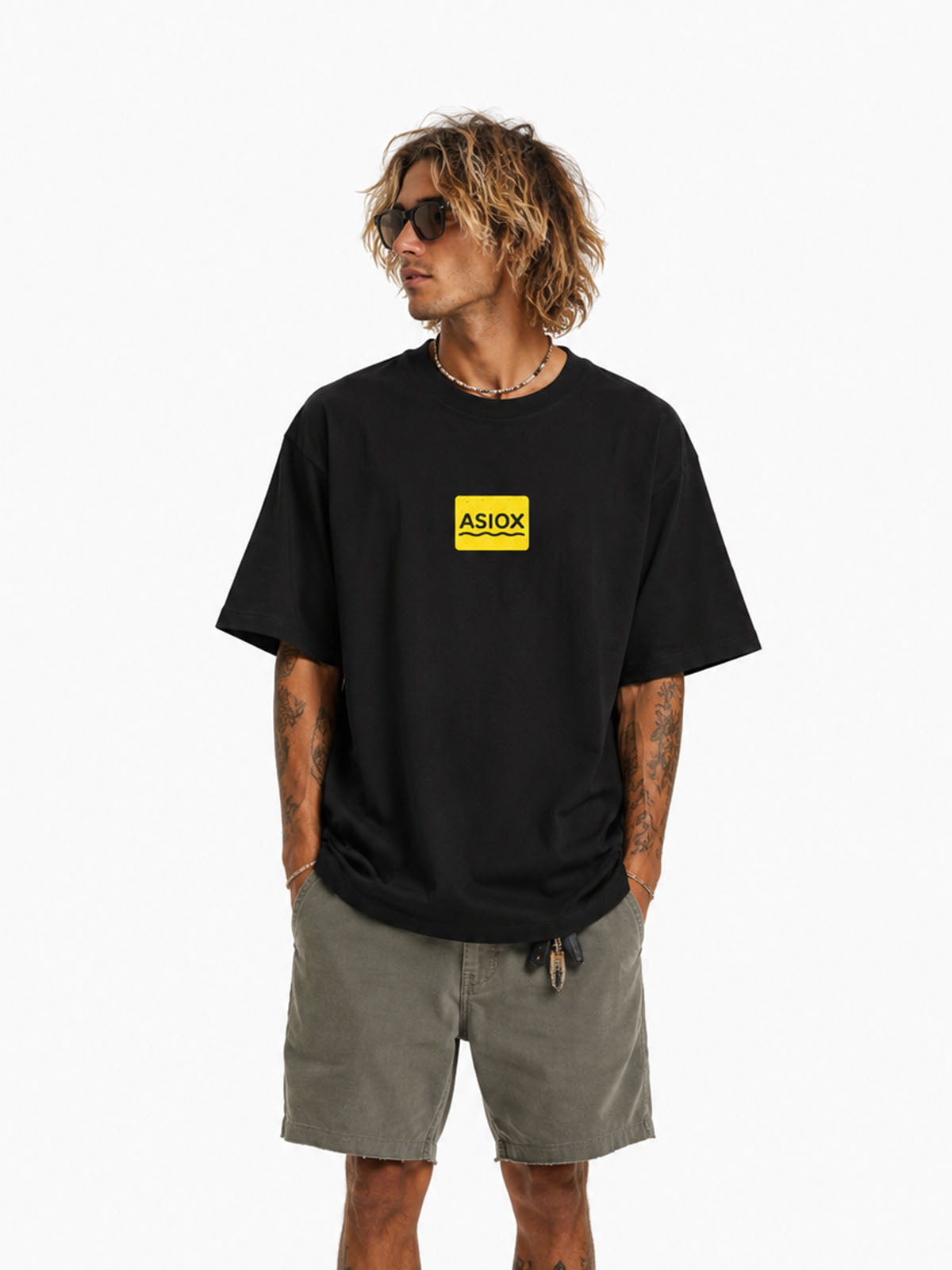 Camiseta  Asiox Art black